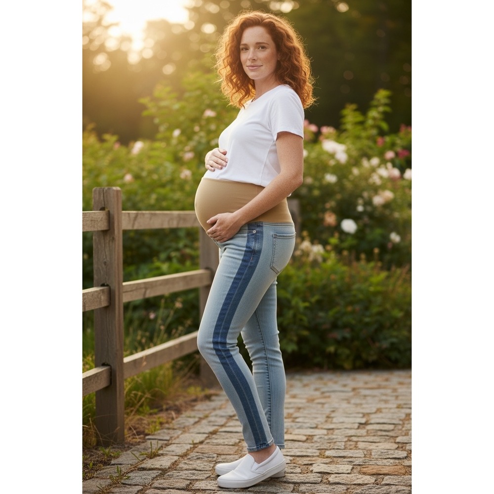 Citizens of Humanity Rocket Crop High Rise Skinny Maternity Jean Cherish Size 26